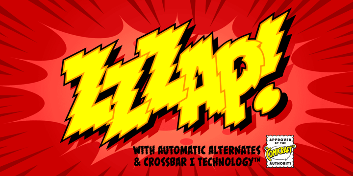 Spectacular Comicraft Sound Effects Font Poster 13