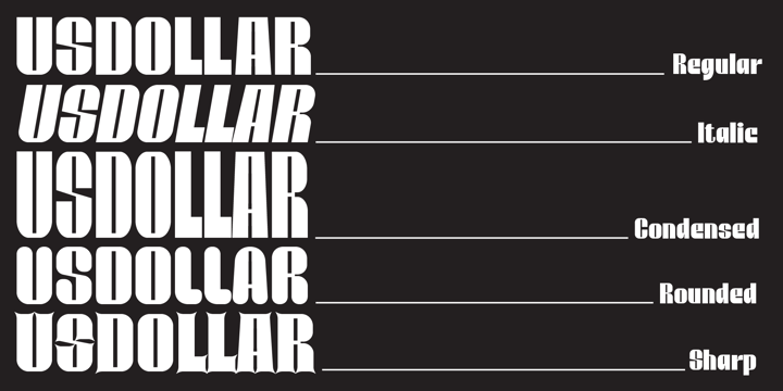 Us Dollar Font | Webfont & Desktop | MyFonts