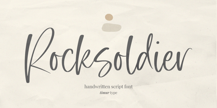 Rocksoldier Font Poster 1