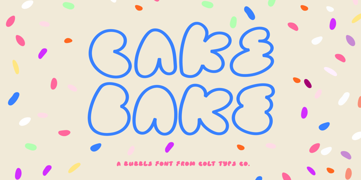 Cake Bake Font | Webfont & Desktop | MyFonts