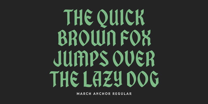 March Anchor Font | Webfont & Desktop | MyFonts