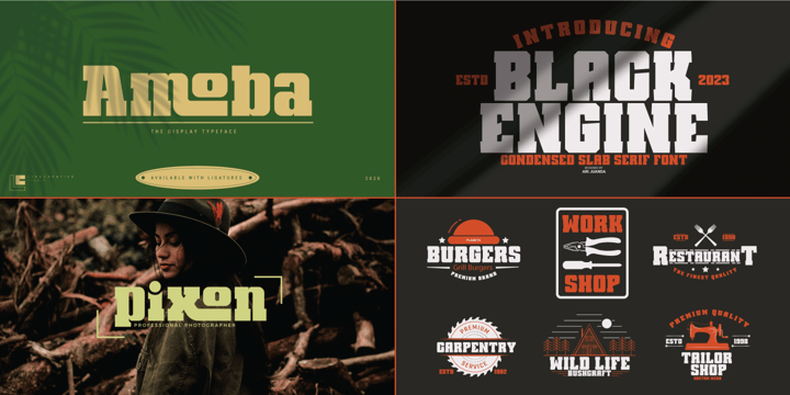 The Mini Bundle Slab Serif Font Font Poster 4
