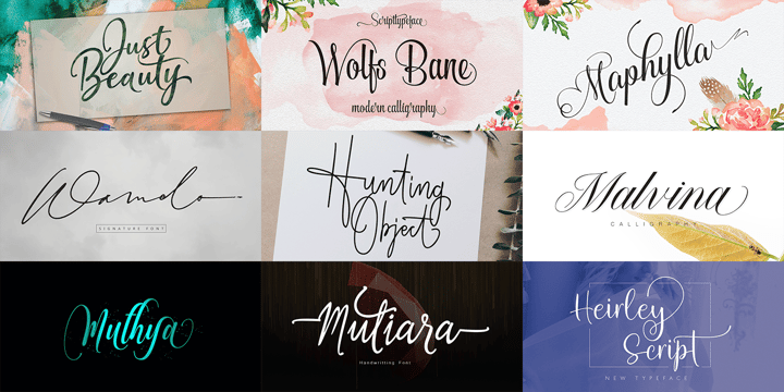 Display Bundle Typeface 17 styles Font Poster 2