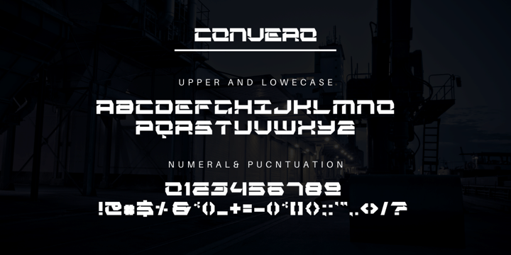 Convero Font Poster 6