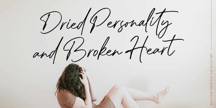 Trustha Handwritten Font Bundle Font Poster 3