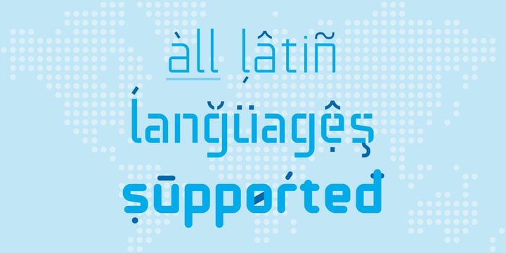 Technical Fonts Collection Font Poster 7