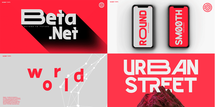 Unique Sans And Serif Bundle Collection Font Poster 4