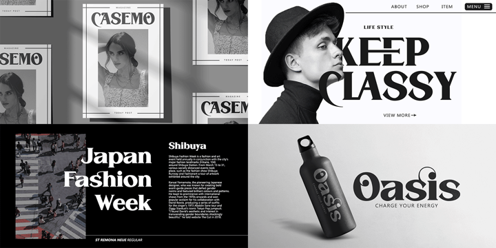 Unique Sans And Serif Bundle Collection Font Poster 6