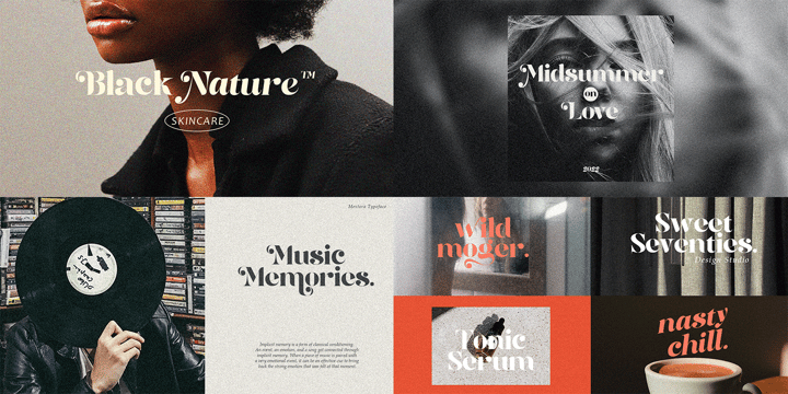 Unique Sans And Serif Bundle Collection Font Poster 3