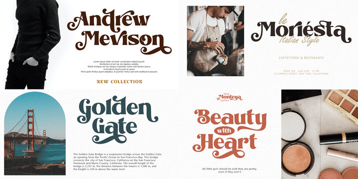 Unique Sans And Serif Bundle Collection Font Poster 11
