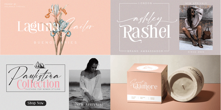 Unique Sans And Serif Bundle Collection Font Poster 8