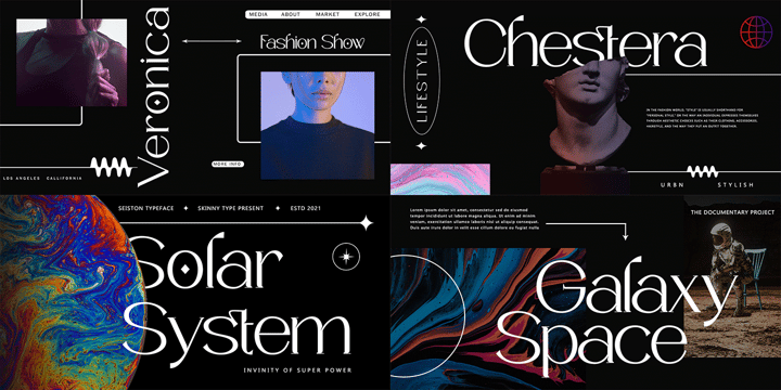 Unique Sans And Serif Bundle Collection Font Poster 10