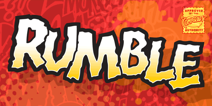 Spectacular Comicraft Sound Effects Font Poster 10