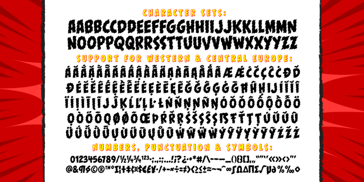 Spectacular Comicraft Sound Effects Font Poster 14