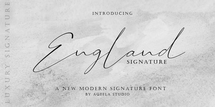 England signature