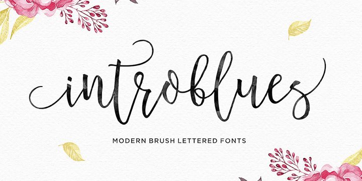 BRUSH FONTS BUNDLE Font Poster 5