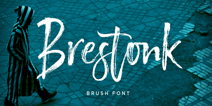 BRUSH FONTS BUNDLE Font Poster 2