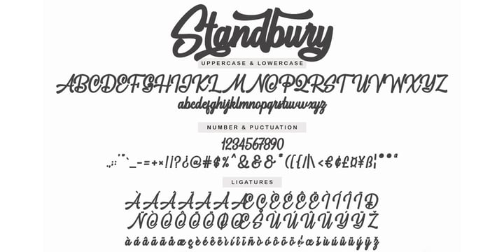 Standbury Script Font Webfont Desktop Myfonts