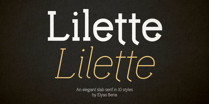 Lilette Font Poster 1