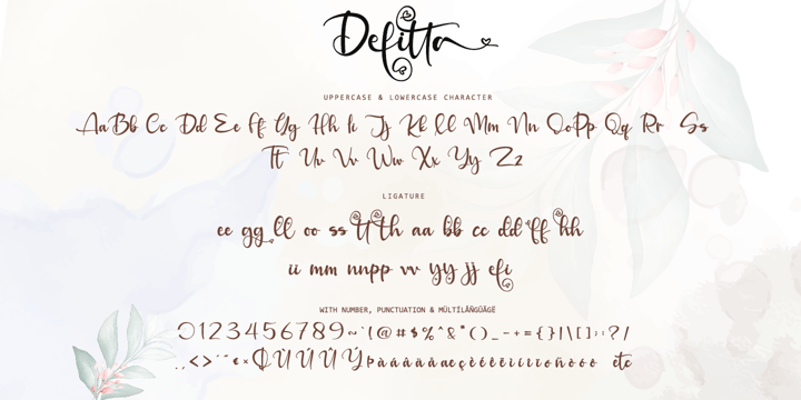 Defitta Font Poster 8