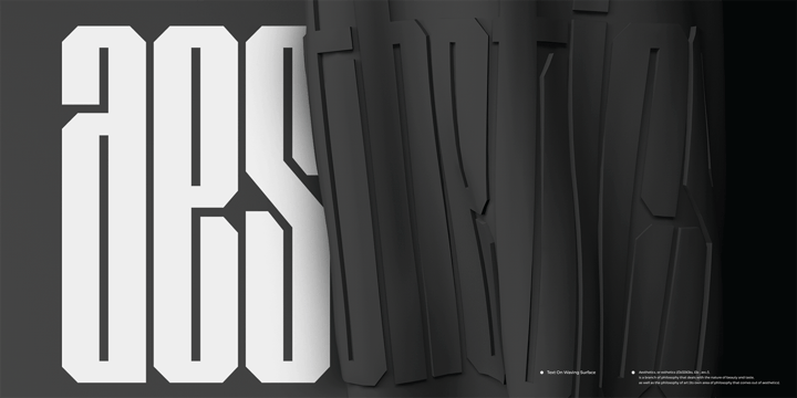 Exorts Compressed Font Poster 5
