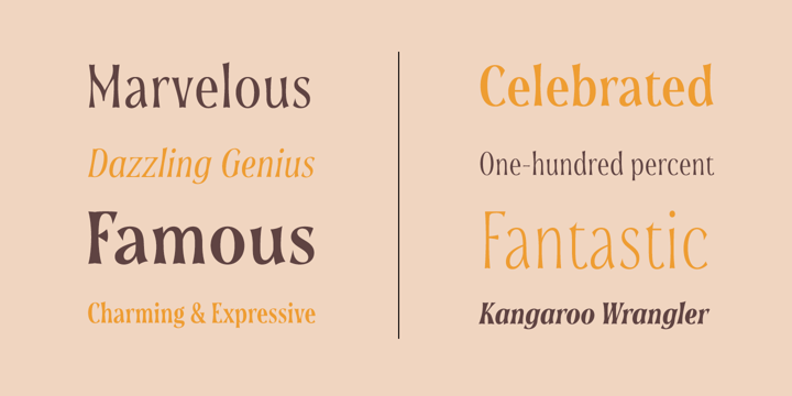 Soprani Font Poster 6