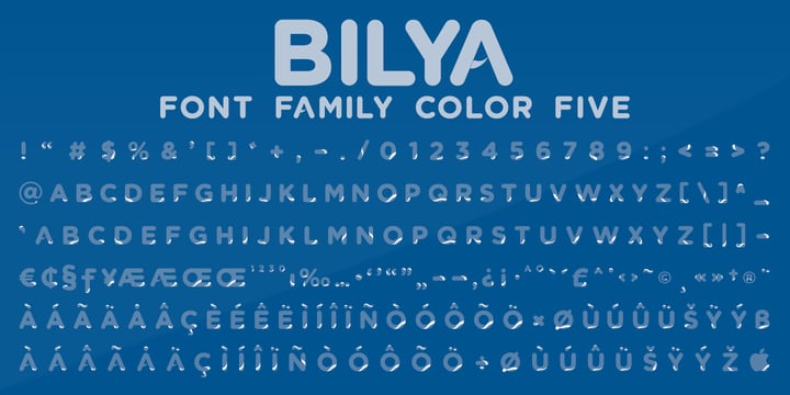 Bilya Layered Font Webfont Desktop Myfonts