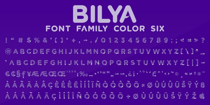 Bilya Layered Font Webfont Desktop Myfonts