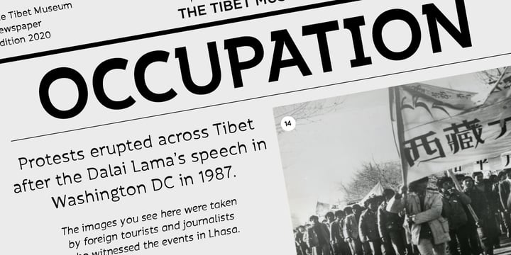 Tibet Museum Font Poster 9