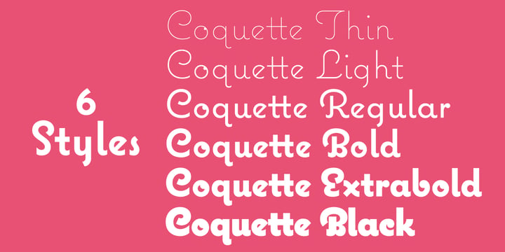Coquette Font Poster 3