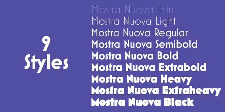 Mostra Nuova Font Poster 3