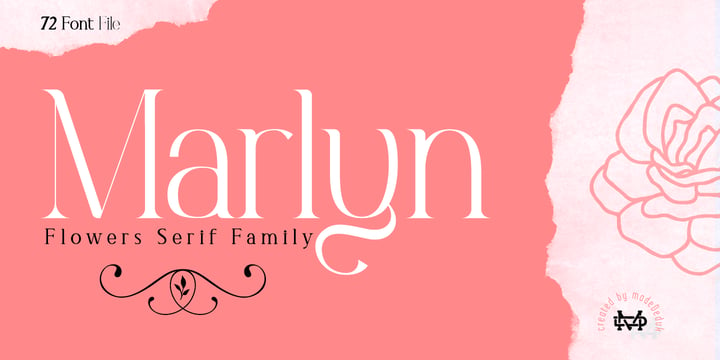 Marlyn Font Poster 1
