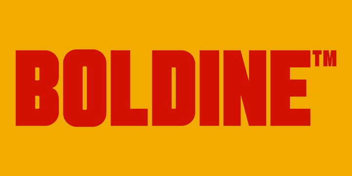 Boldine Font Poster 1