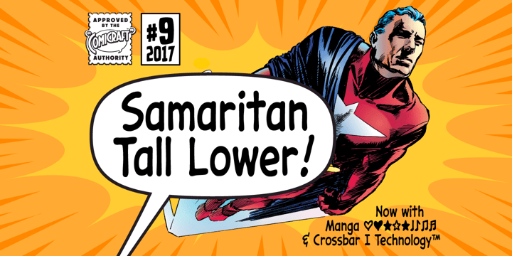 Samaritan Tall Lower Font Poster 1