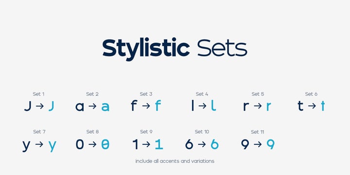 Basique Pro Font Poster 5