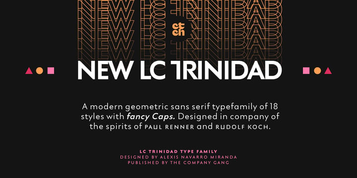 LC Trinidad Font Poster 13