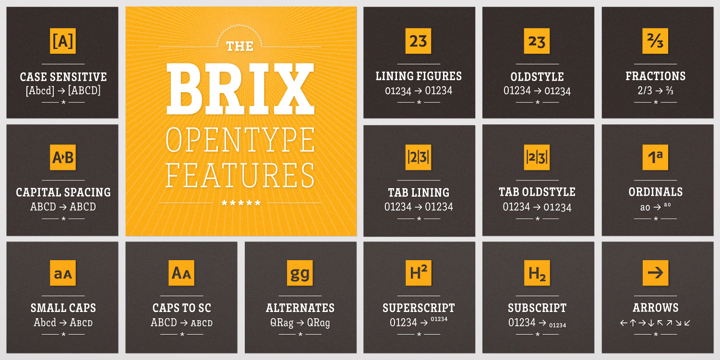 Brix Slab Font Poster 9