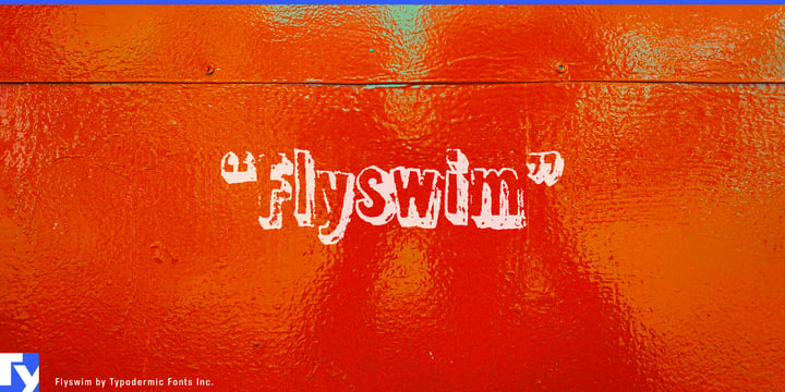 Flyswim Font Poster 1