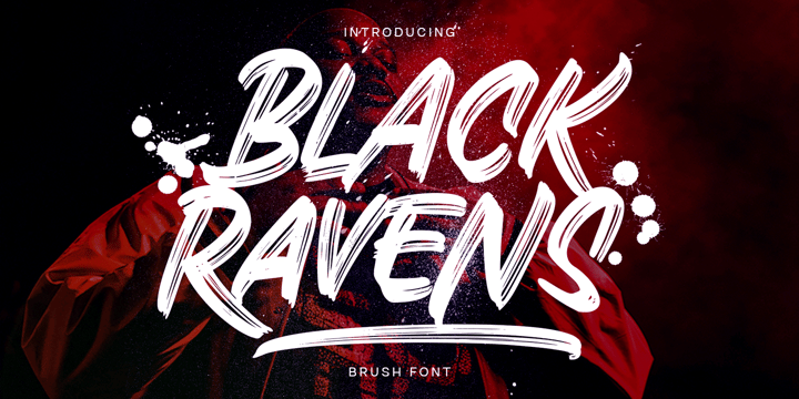 Black Ravens Font Poster 1