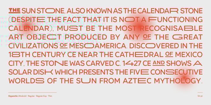 Organetto Font Poster 4