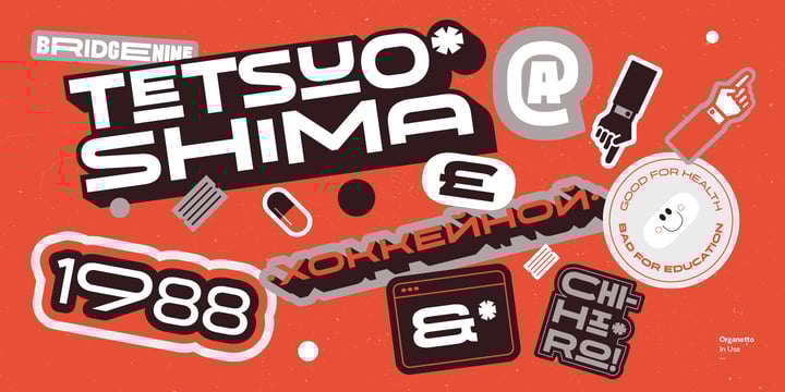 Organetto Font Poster 5