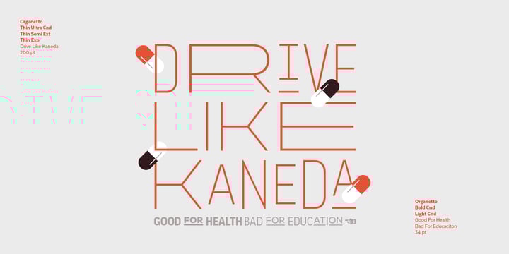 Organetto Font Poster 8