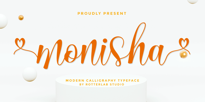 Monisha Font Poster 1