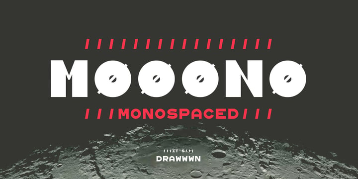 Download Mooono Fonts Family From Drawwwn