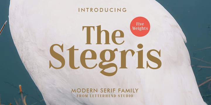 The Stegris Font Poster 1