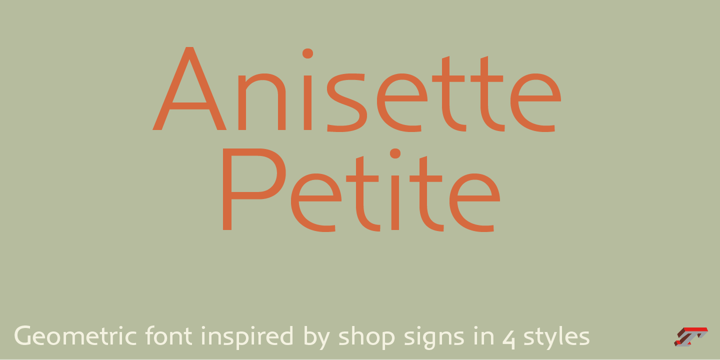Anisette Std Petite Font Poster 1