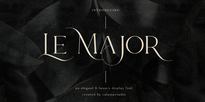 Le Major Font Poster 1