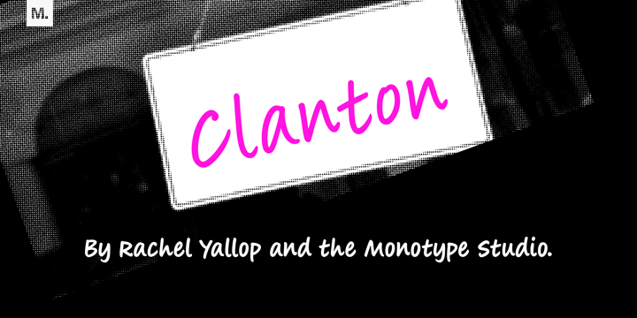 Clanton Font Poster 1