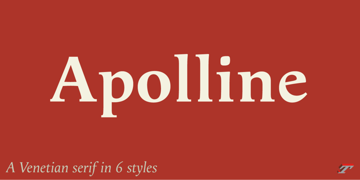 Apolline Std Font Poster 1