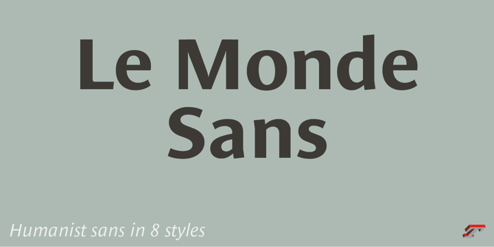 Le Monde Sans Font Poster 1